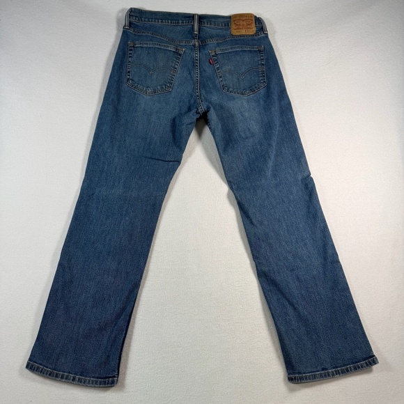 Levis Jeans Mens 34 Straight Blue 559 Mid Rise Medium Wash - Picture 11 of 12